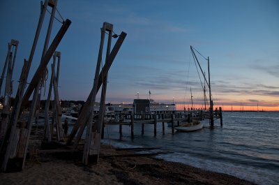 Boatyard at dawn