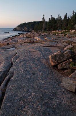 Acadian shore at dawn