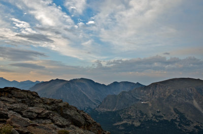 Clouds at the Forest Canyon overlook