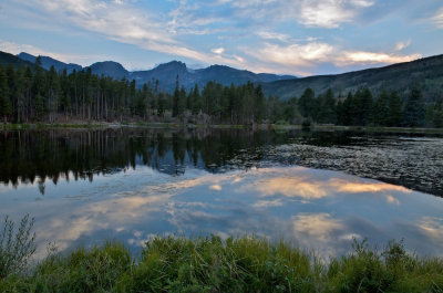 Sprague Lake sunset