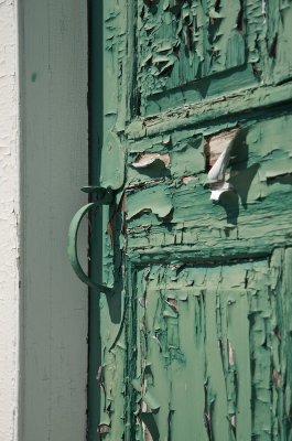 Peeling paint