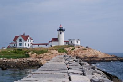 Eastern Point light from Dog bar