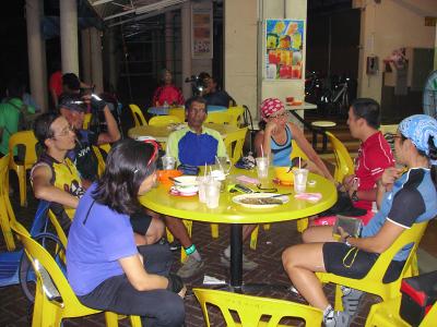 late supper at Woodlands