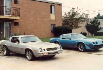 1979 Camaro RS and 1981 TransAm
