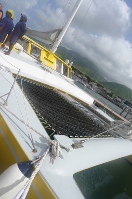 take catamaran to Shittens Bay