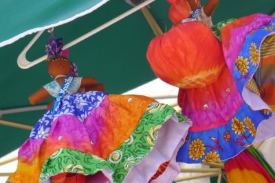 colorful local arts and crafts