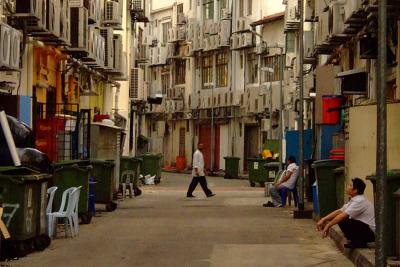 Backlane of air-conitioners, Singapore
