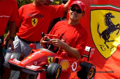A man and his Ferrari
