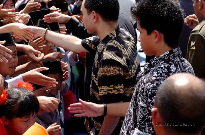 Prince's meeting the the people