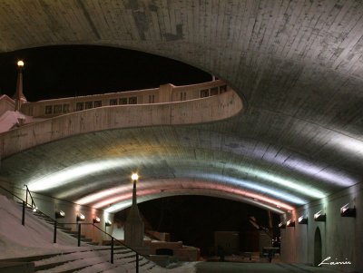 underpass 0245 night photo