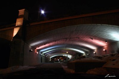 under the bridge 0255 night photo