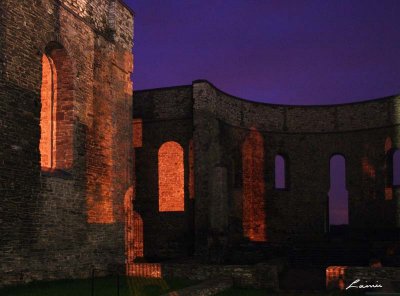 St. Raphael's ruins 2206 night photo