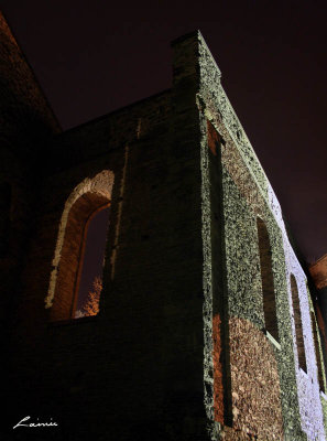 St Raphael's ruins 2240 night photo