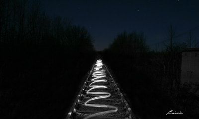 track lights 9665 night photo