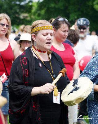 Asinabika Women's Drum Circle - 15 - Canada Day