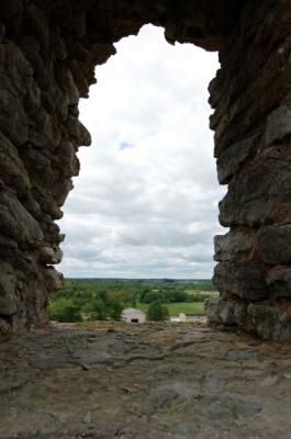 view through an arch