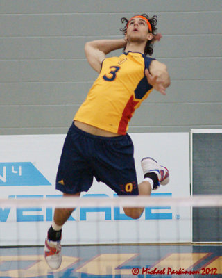 Queen's vs Guelph M-Volleyball 02-18-12