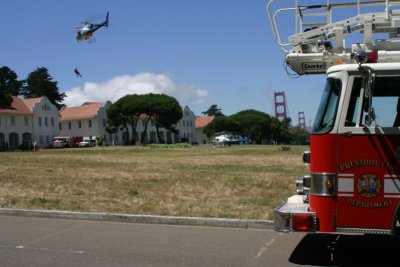 CHP and Presidio Fire Department