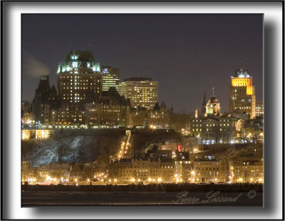   QUBEC ET LE CHTEAU FRONTENAC EN HIVER /  QUEBEC  CITY WITH THE CHTEAU FRONTENAC IN WINTER TIME   _MG_3468b + 60 .jpg