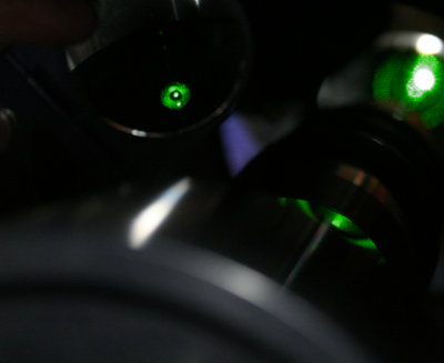 Laser after secondary centering