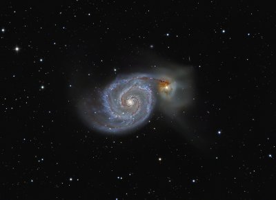  M 51  The Whirlpool Galaxy
