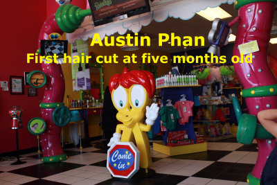 2011 - Austin Phan - First Hair Cut At Five Months Old