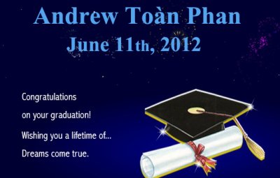 2012 - Andy Phan's Graduation