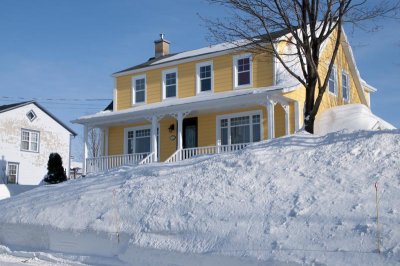 maisons dans la neige - huizen in de sneeuw - houses in the snow