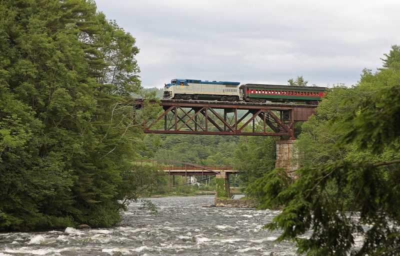 Hadley, New York:   Sacandaga River Bridge- SLRG 8524