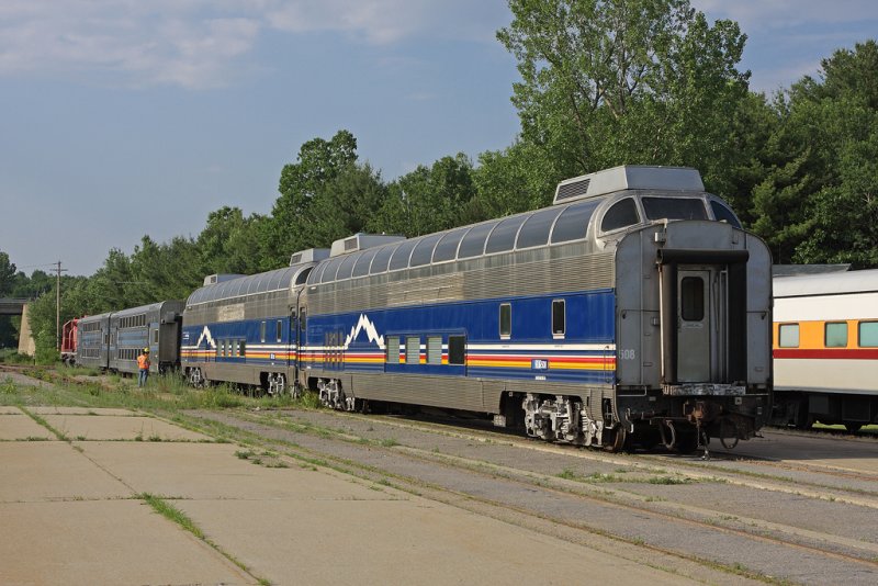 Saratoga Springs, New York: Canadian Pacific, Canadian Subdivision, Station Track- Budd Domes