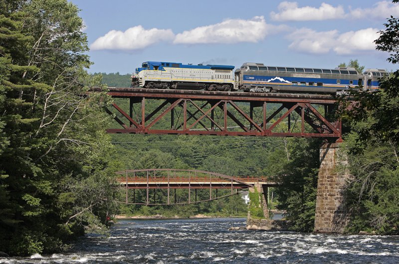 Hadley, New York: Sacandaga River Bridge- SLRG 8524 