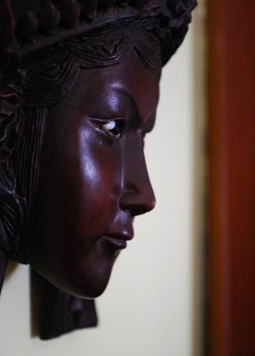 Carved Wooden Face