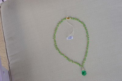 Green tourquoise w/quartz $75.00