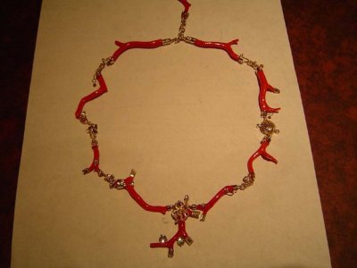 red coral necklace $3,500.00