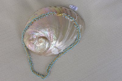 beaded tourquoise 18 $120.00