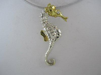 Seahorse with diamond eye