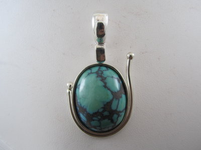 tourquoise set in Sterling silver