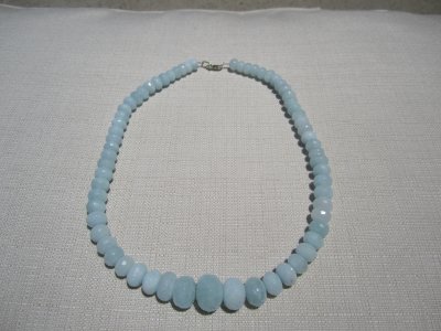 Aquamarine necklace