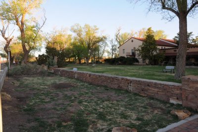 La Posada, WInslow, AZ just after Sunrise