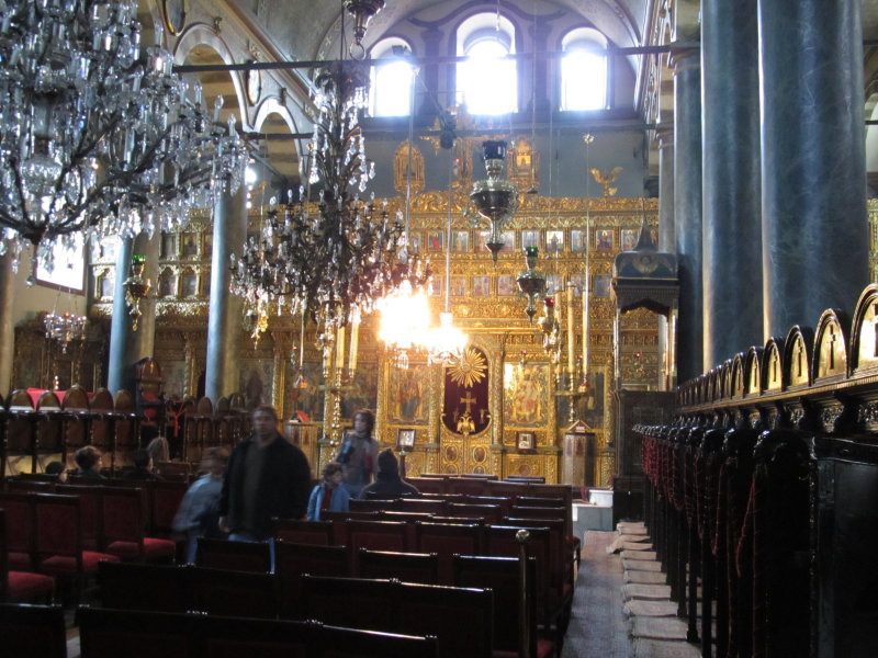 Inside the Church of St. George
