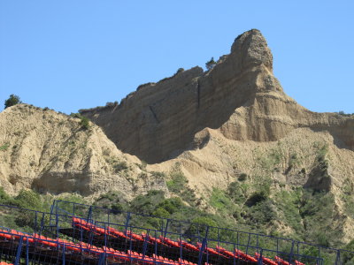 Escarpment looking up from ANZAC