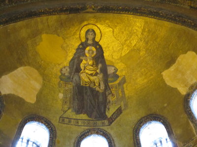 Mosaic in the apse