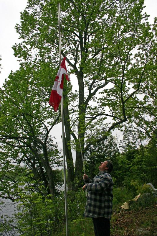 Official  Flag Raising