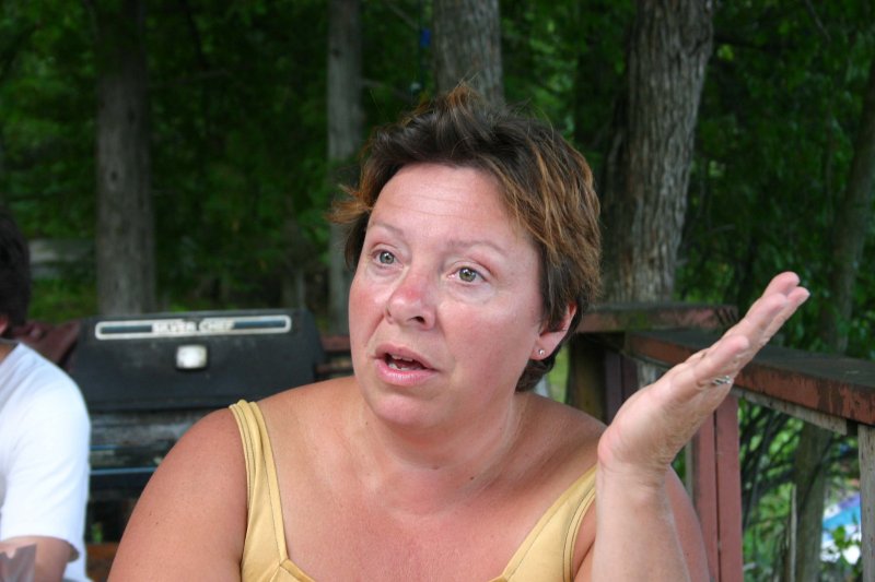 Melinda at the cottage 2006