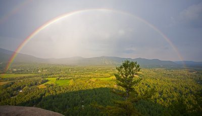 View from Cathedral Shelf, Conway, VT
