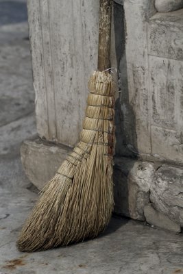 Janitors Broom in Forbidden City