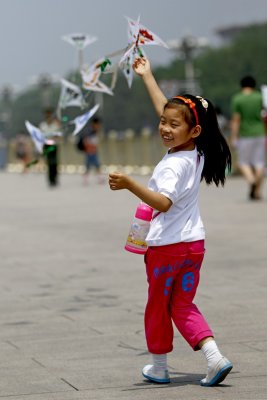 Flying Kites in Tiananmen Square