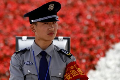Security Guard in Tiananmen Square