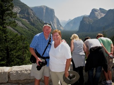 Mike and Jan at Tunnel View