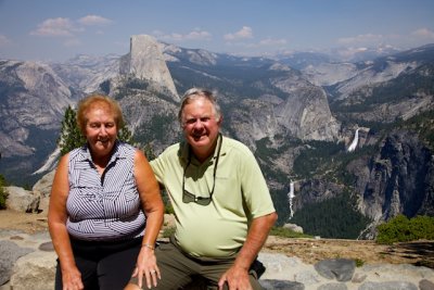 Lil and Ed at Glacier Point